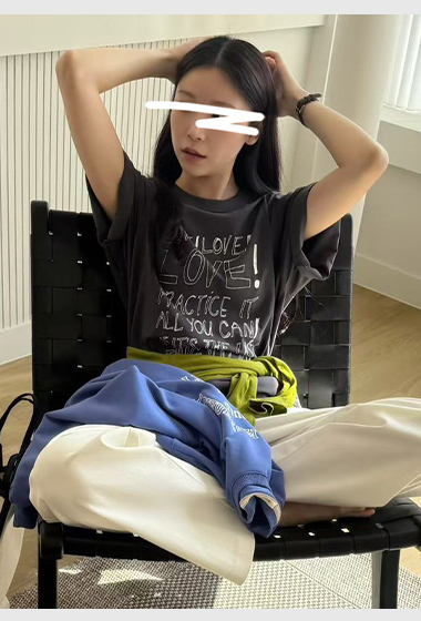 B12.LOVE!塗鴉字TEE