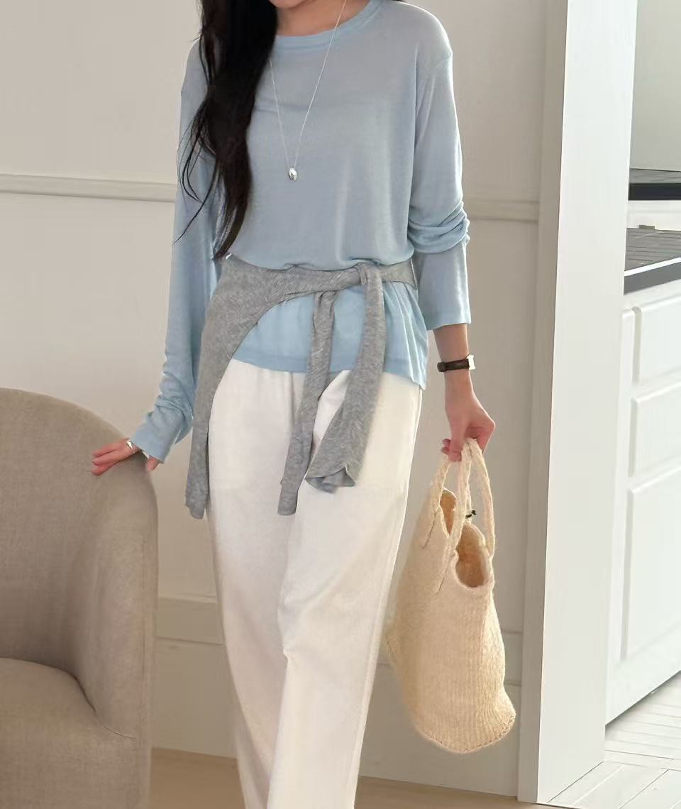 B07.舒適天絲薄上衣