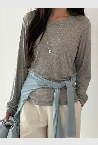 B07.舒適天絲薄上衣