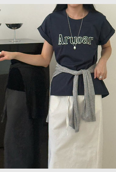 B08.Aruoar印字棉TEE