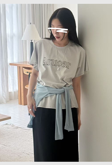 B08.Aruoar印字棉TEE