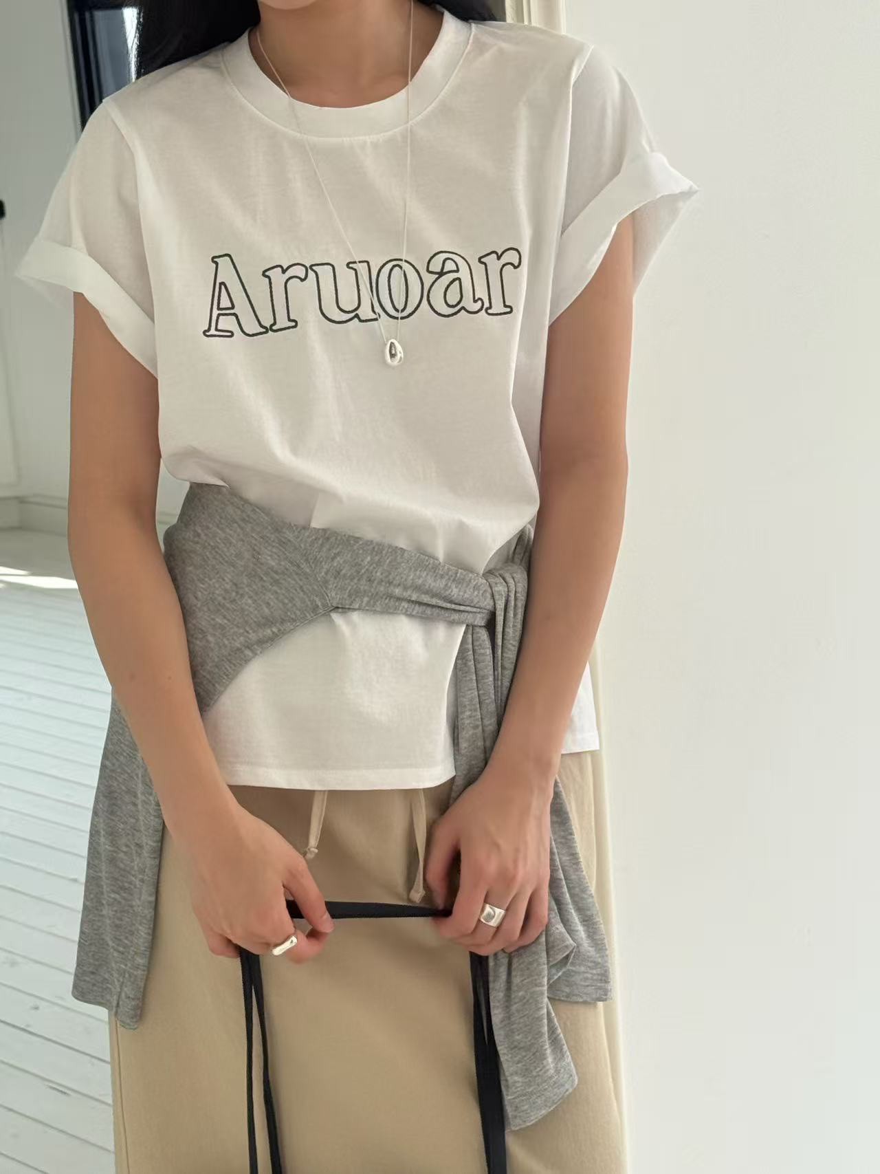 B08.Aruoar印字棉TEE