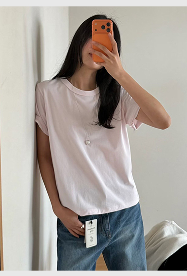 B54.瘦瘦歐膩日常粉彩TEE