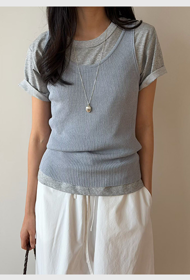 B54.瘦瘦歐膩日常粉彩TEE