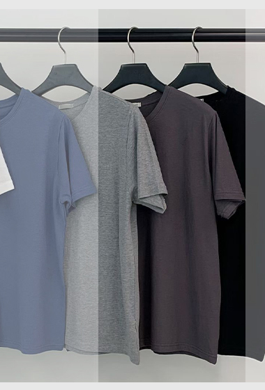 B64.舒適圓領素雅TEE