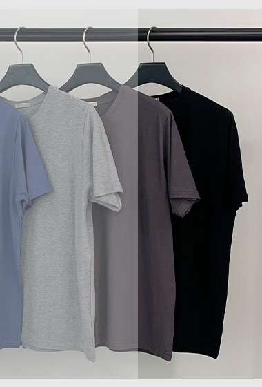 B64.舒適圓領素雅TEE
