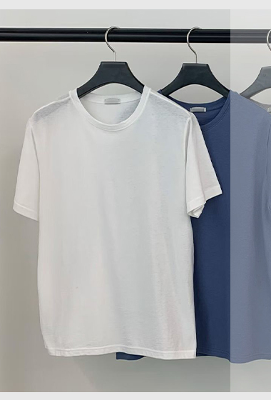 B64.舒適圓領素雅TEE