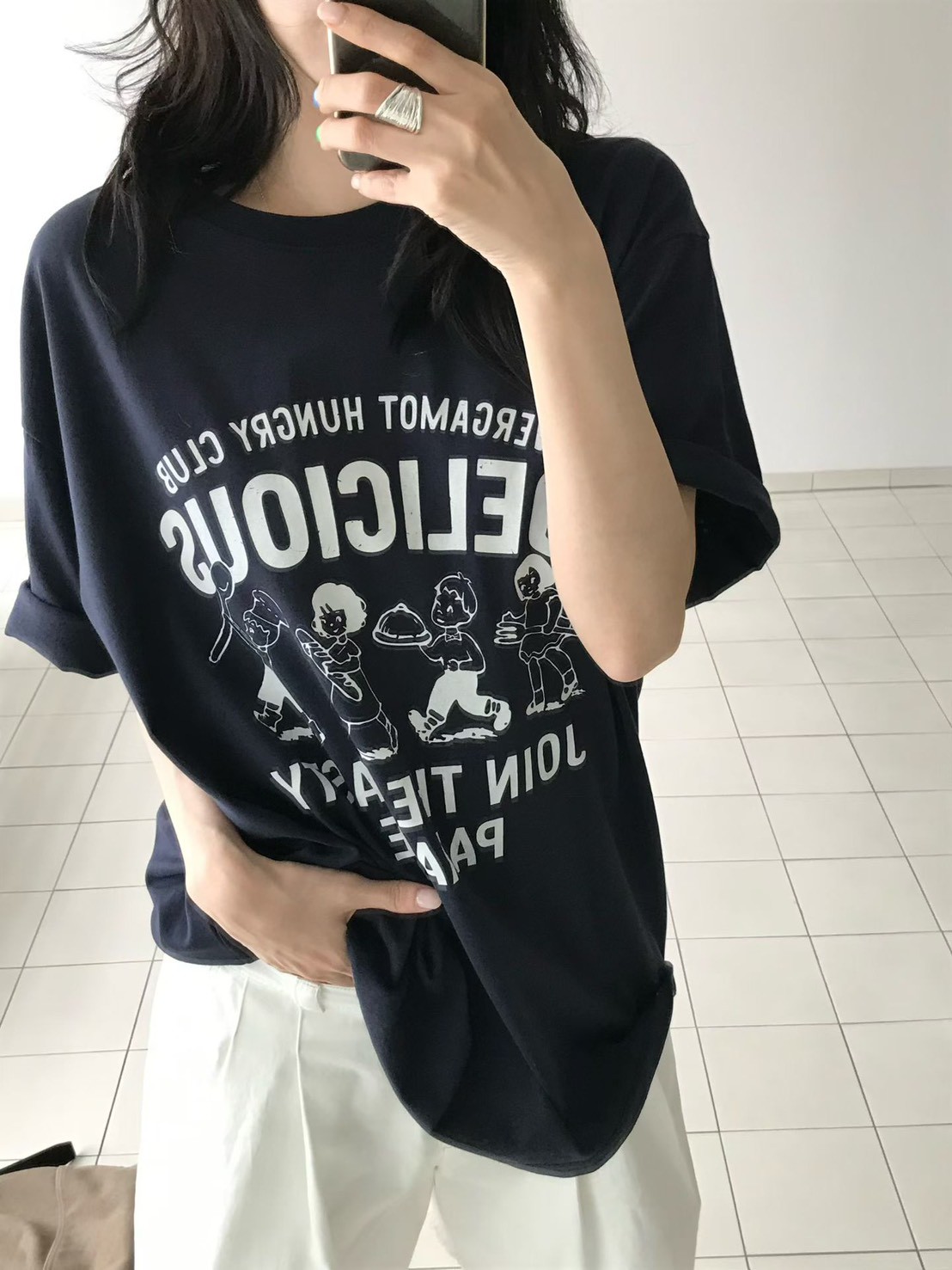 B87.小V家童趣插畫TEE