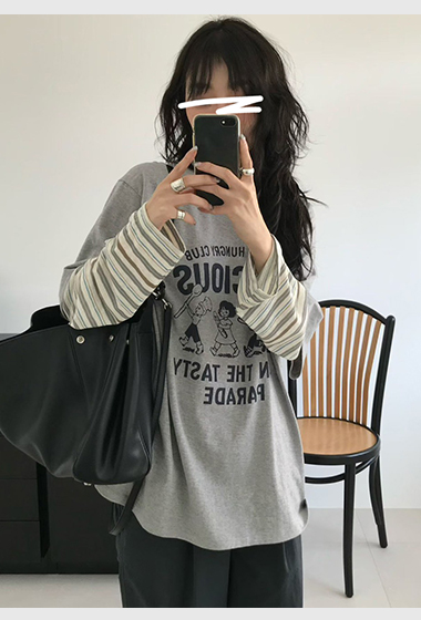 B87.小V家童趣插畫TEE