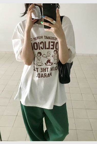 B87.小V家童趣插畫TEE