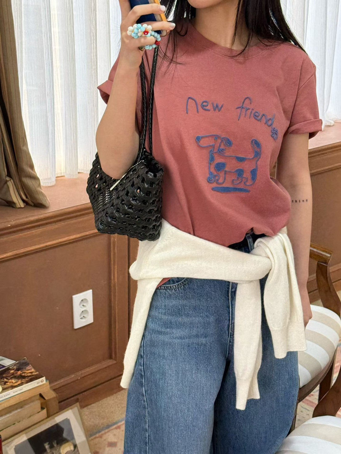 A10.俏麗新朋友狗狗TEE