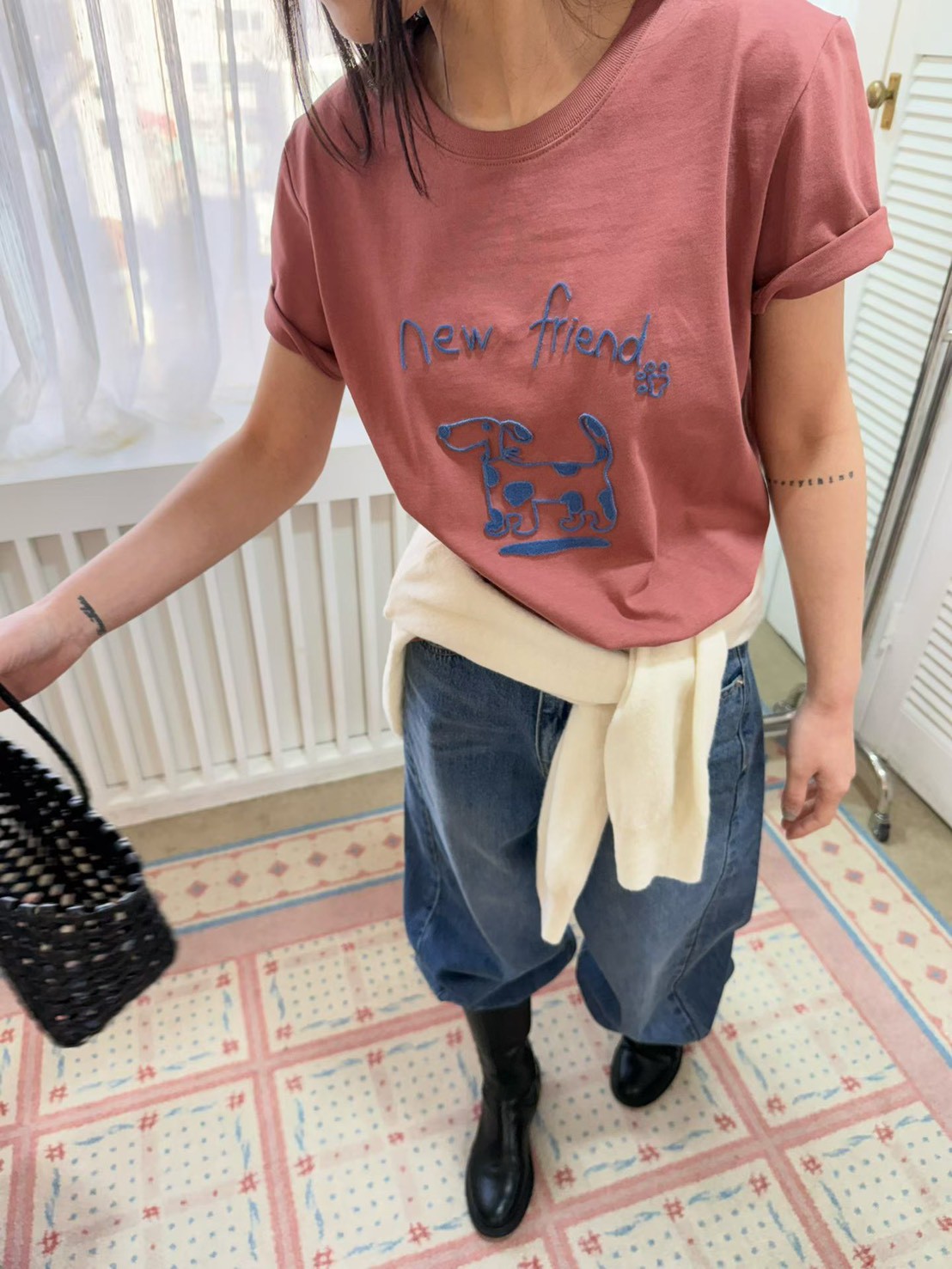 A10.俏麗新朋友狗狗TEE