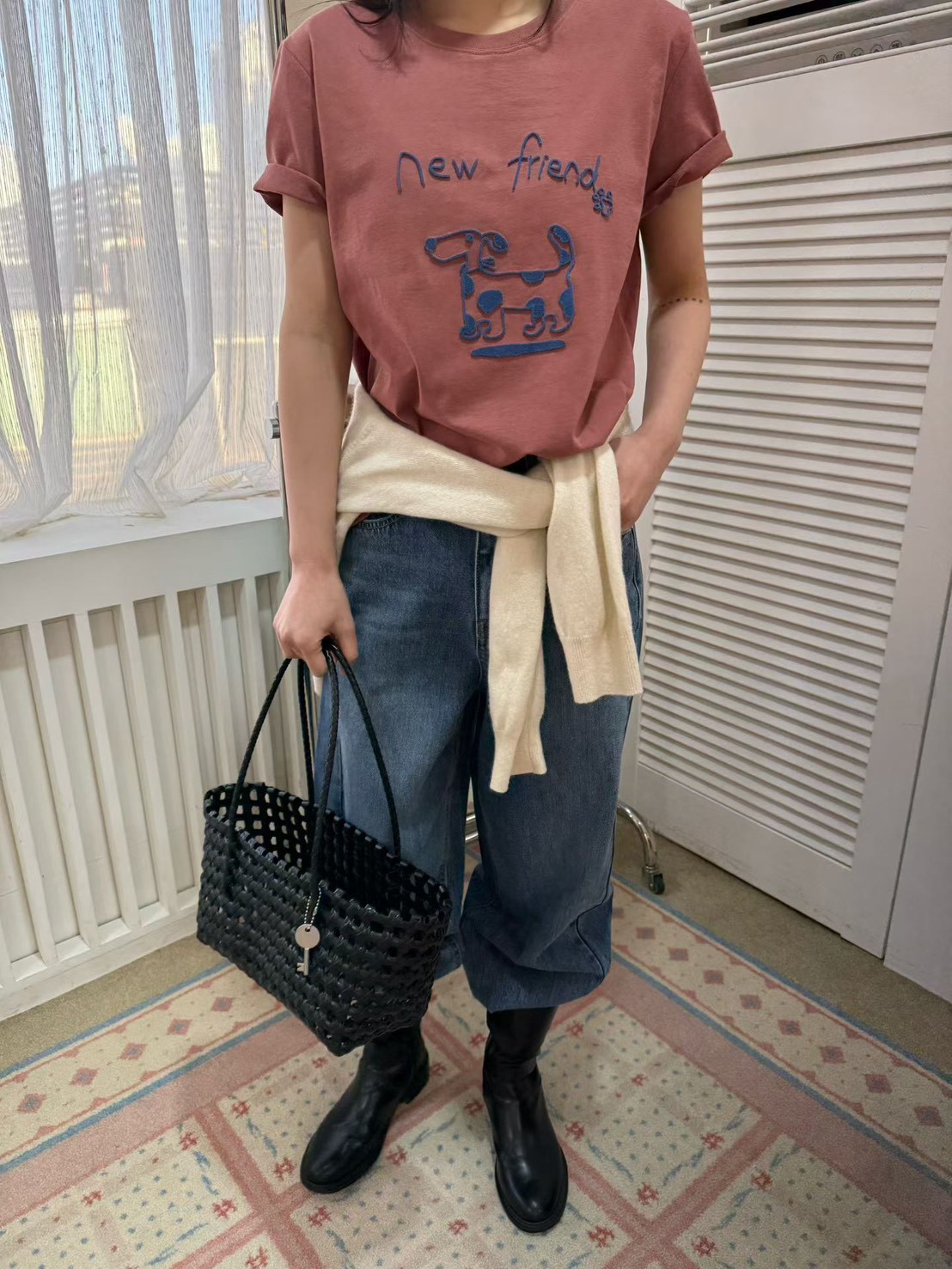 A10.俏麗新朋友狗狗TEE