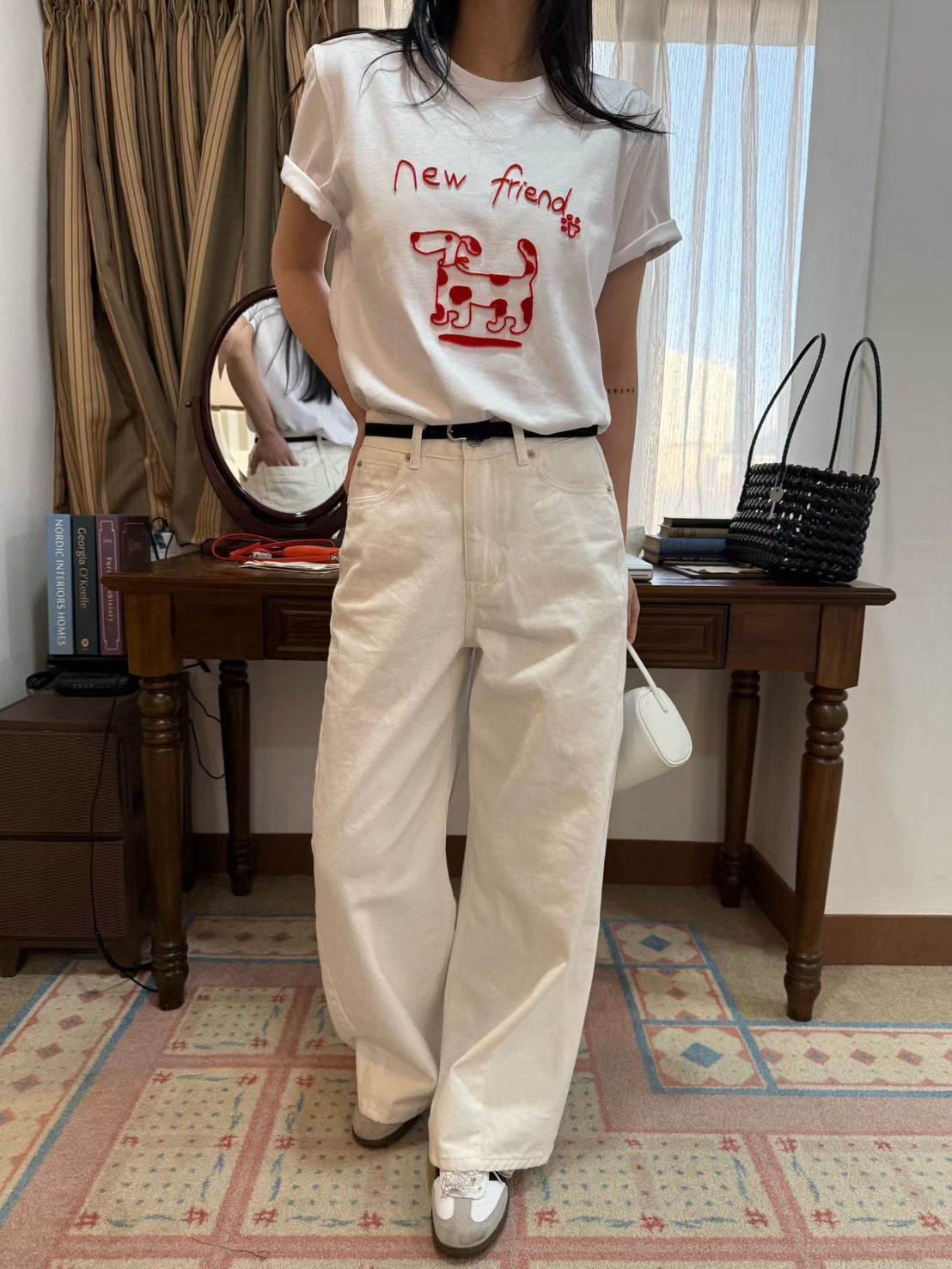 A10.俏麗新朋友狗狗TEE