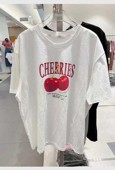 A06.亮眼女孩櫻桃TEE