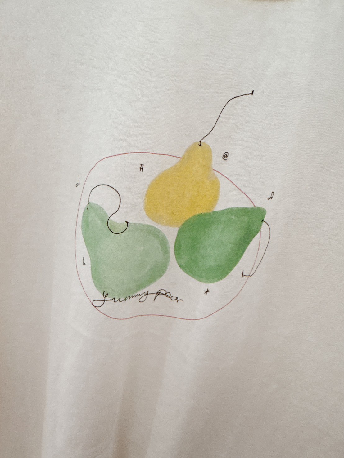 可愛梨子水果TEE