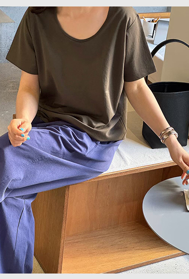 A15.鴛鴦奶茶圓領TEE