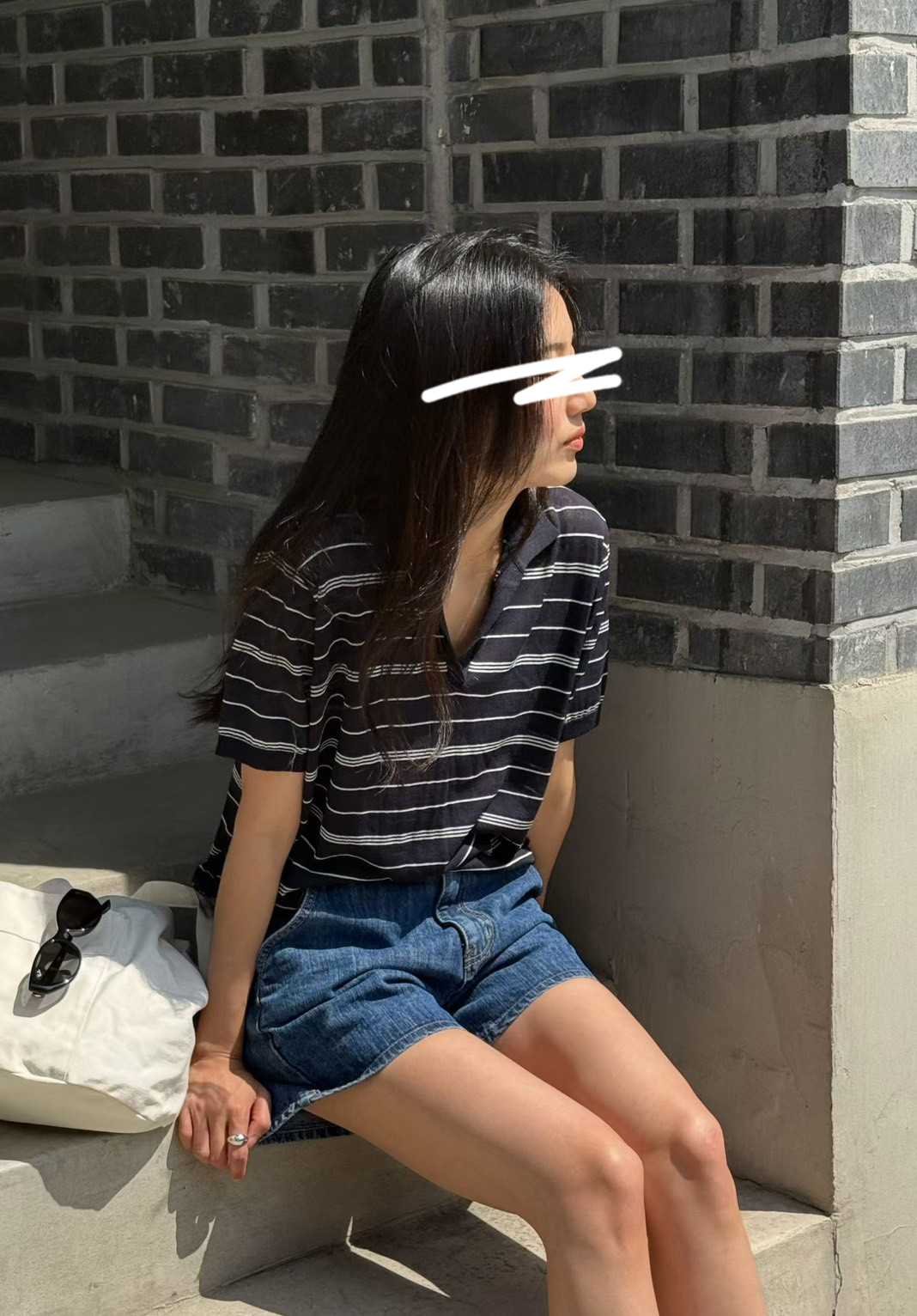 B06.瘦瘦歐膩復古條紋上衣