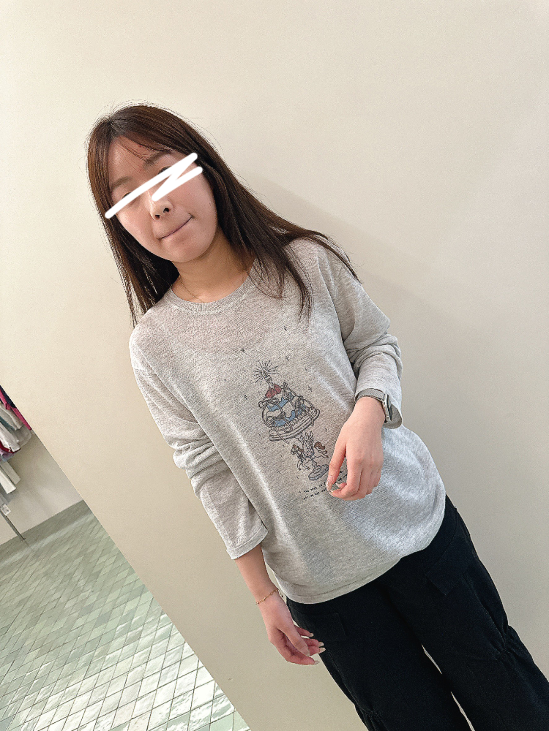 A10.蛋糕飛天小馬亞麻針織上衣