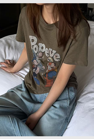 B104.懷舊風格卡通TEE