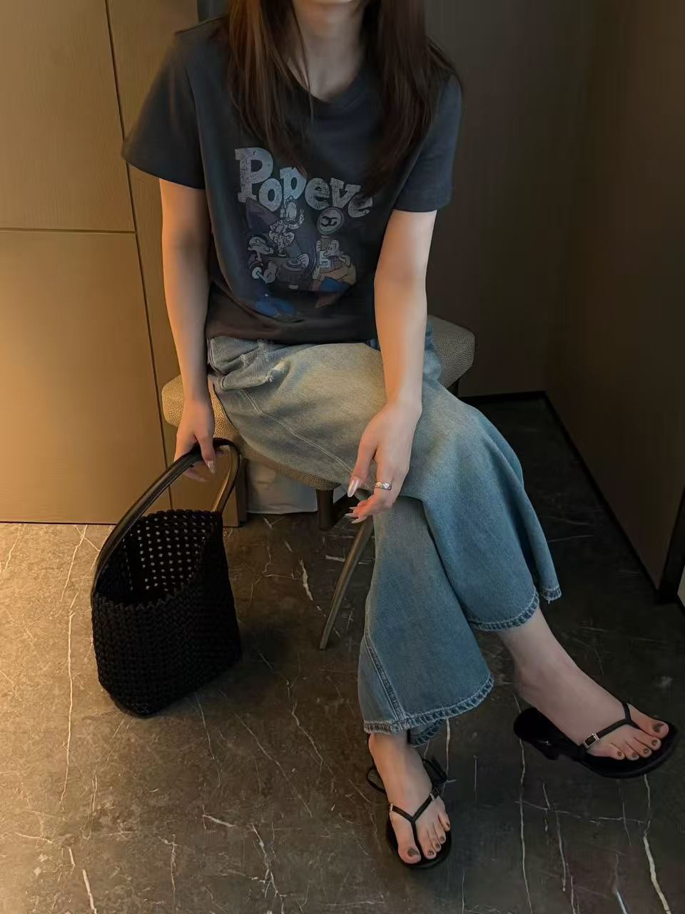 B104.懷舊風格卡通TEE