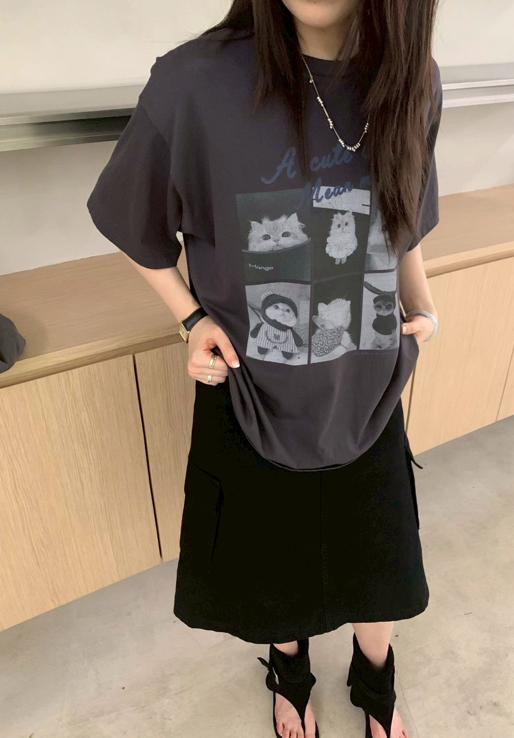 B33.可愛貓貓寫真TEE