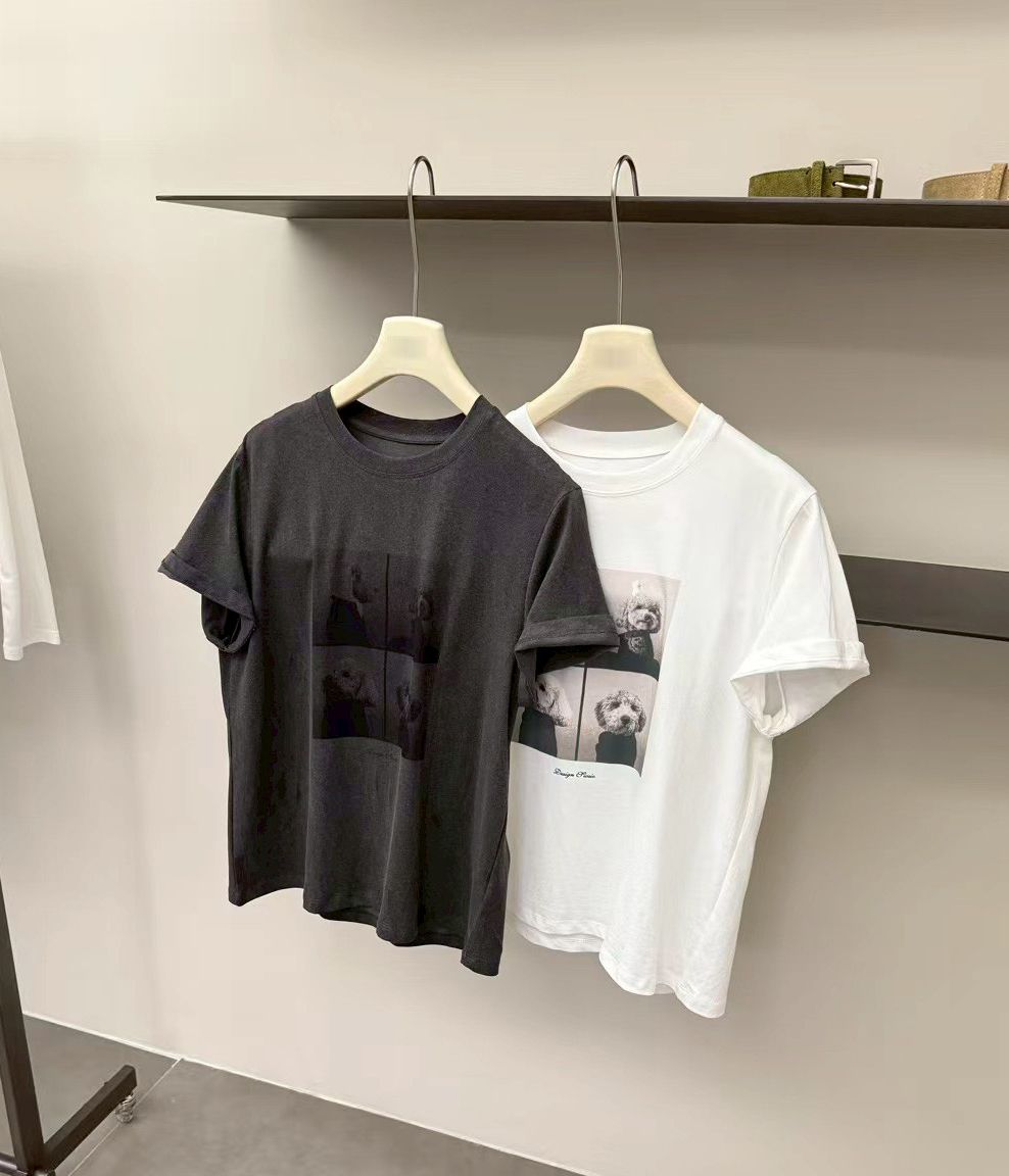 A12.可愛四格寫真狗狗TEE