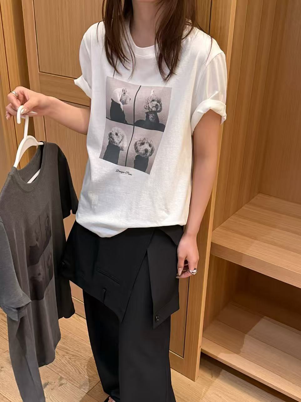 A12.可愛四格寫真狗狗TEE
