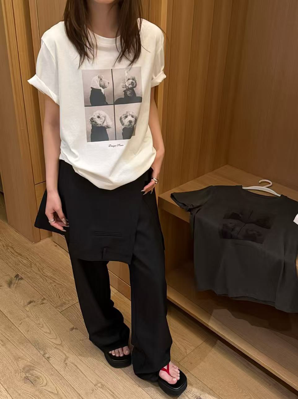 A12.可愛四格寫真狗狗TEE