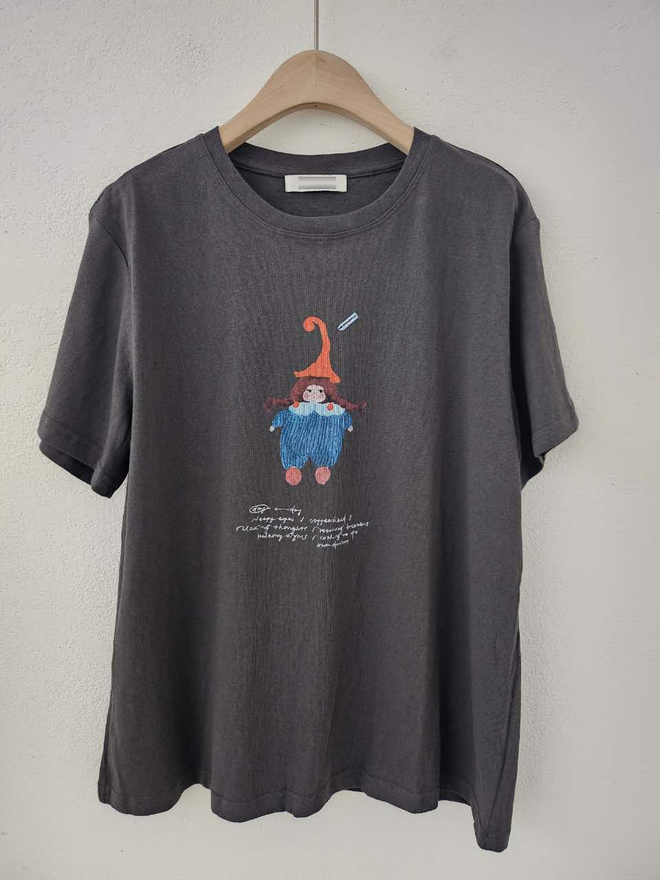 B99.星星家可愛小丑女孩TEE