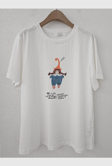 B99.星星家可愛小丑女孩TEE