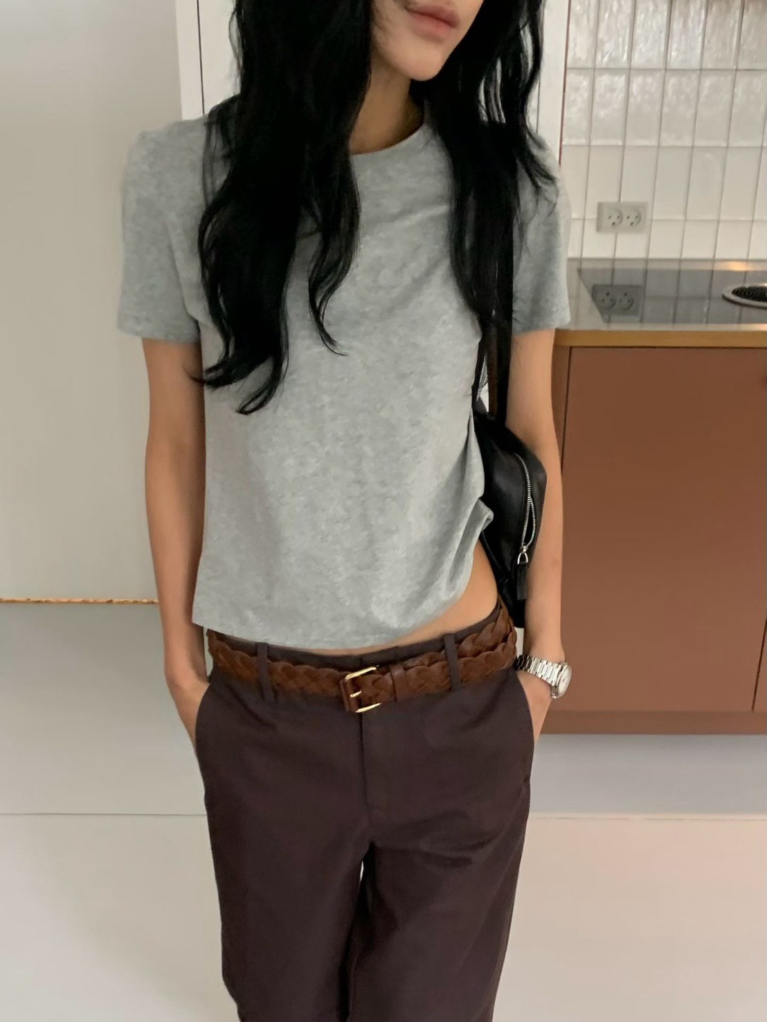 B64.小V家初秋基礎短袖TEE