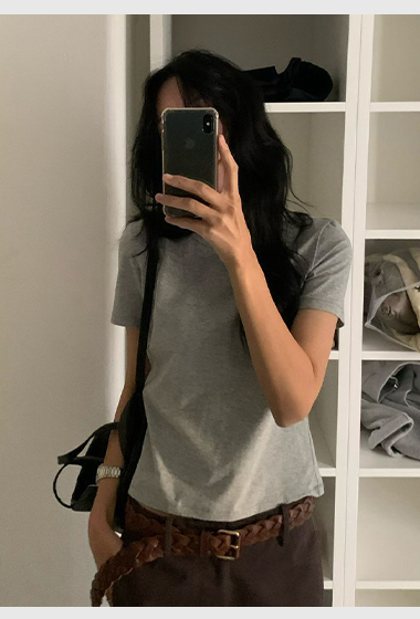 B64.小V家初秋基礎短袖TEE