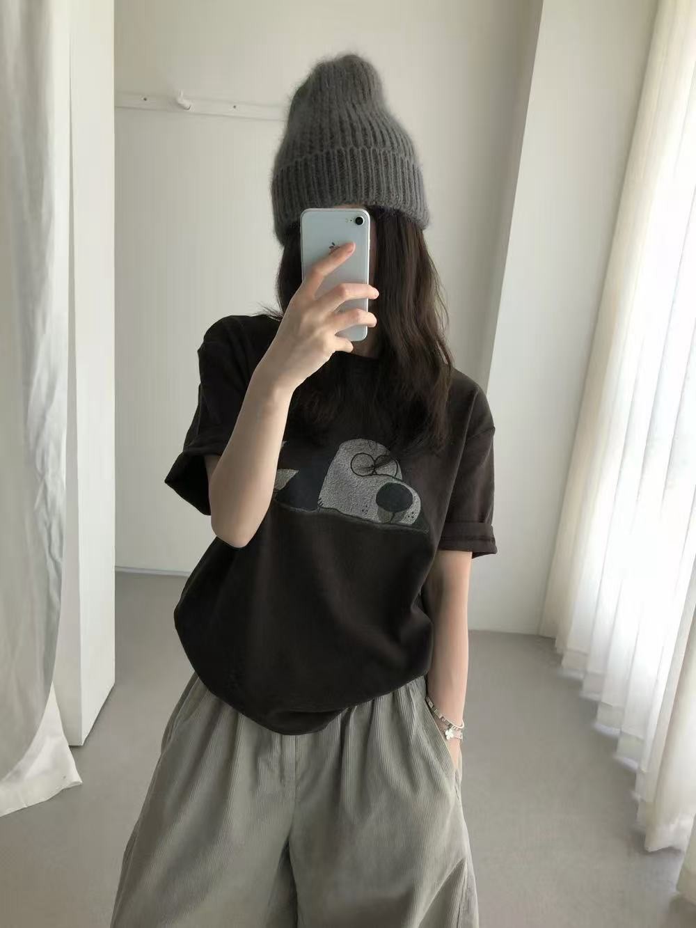 A10.慵懶大頭狗狗TEE
