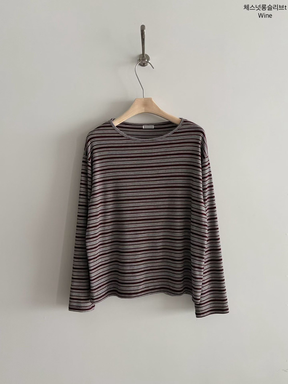 A01.小V家復古時光條紋TEE