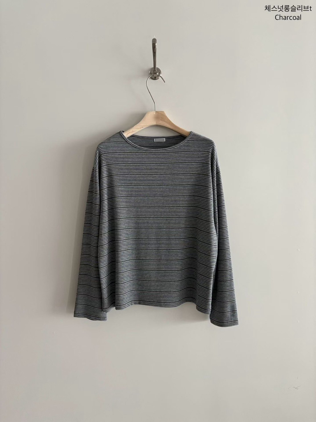 A01.小V家復古時光條紋TEE