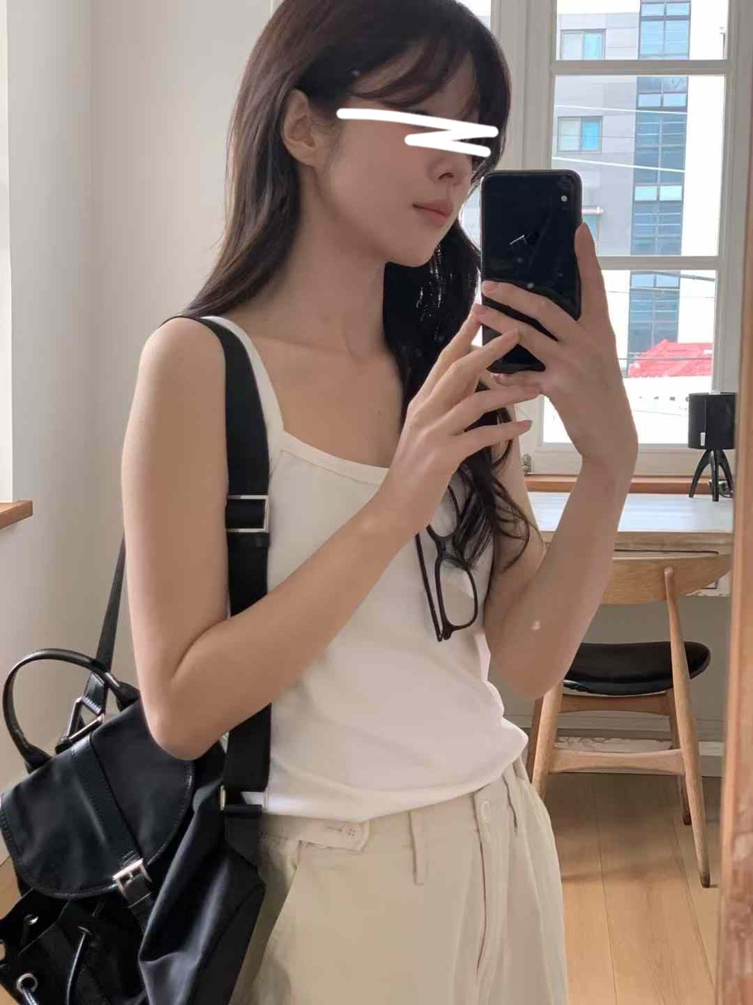 A39.日常細肩帶彈性背心
