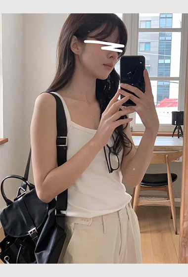 A39.日常細肩帶彈性背心