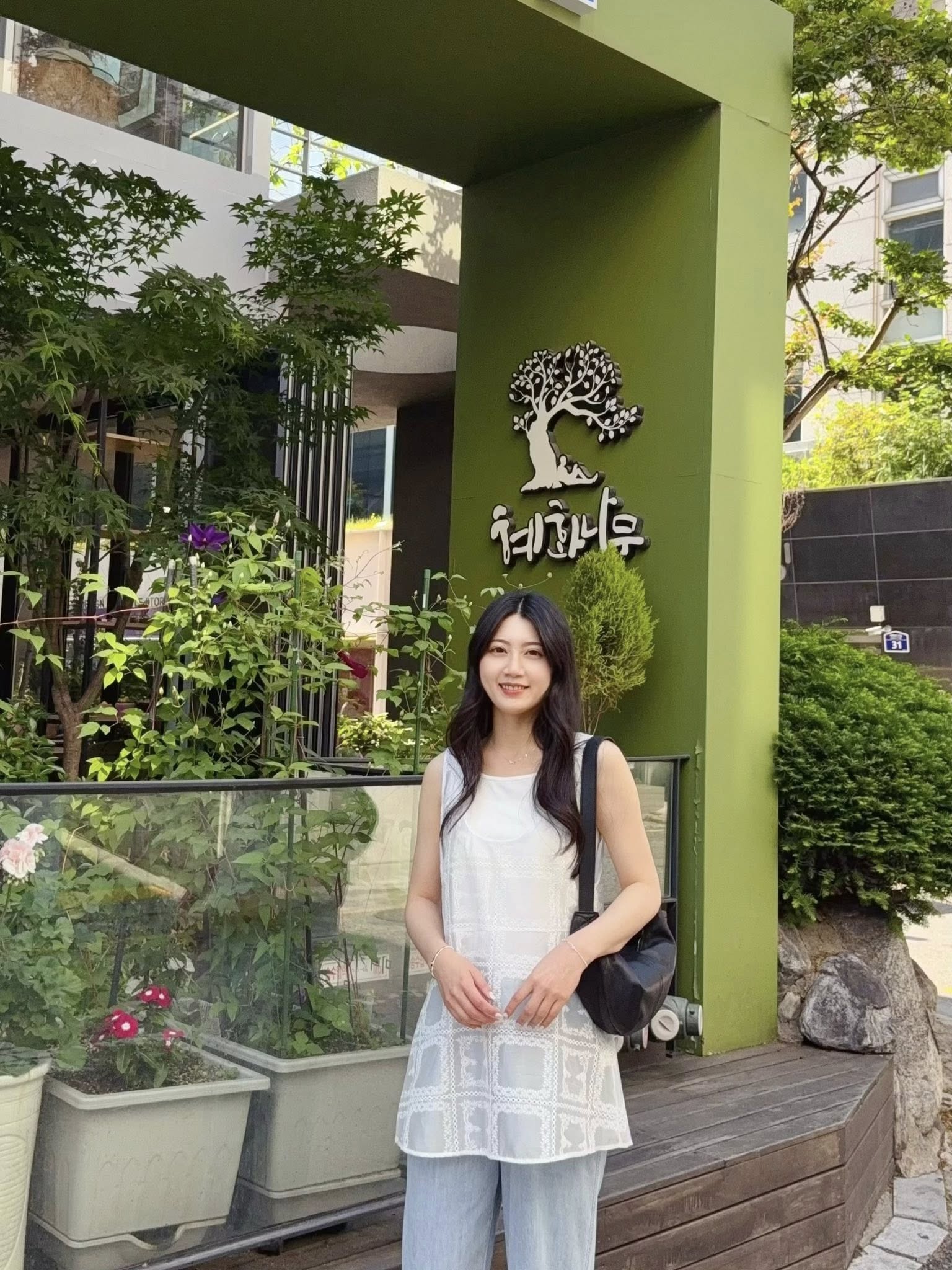 A102.甜美布花格紋造型背心