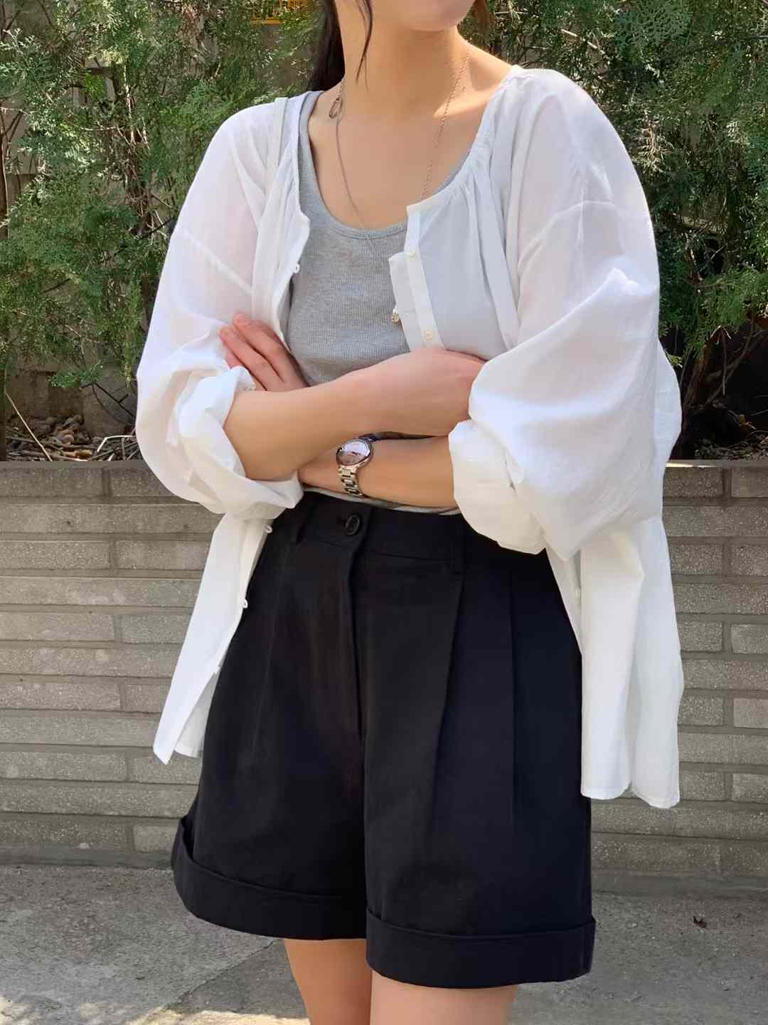 清爽家莫代爾混紡修身背心
