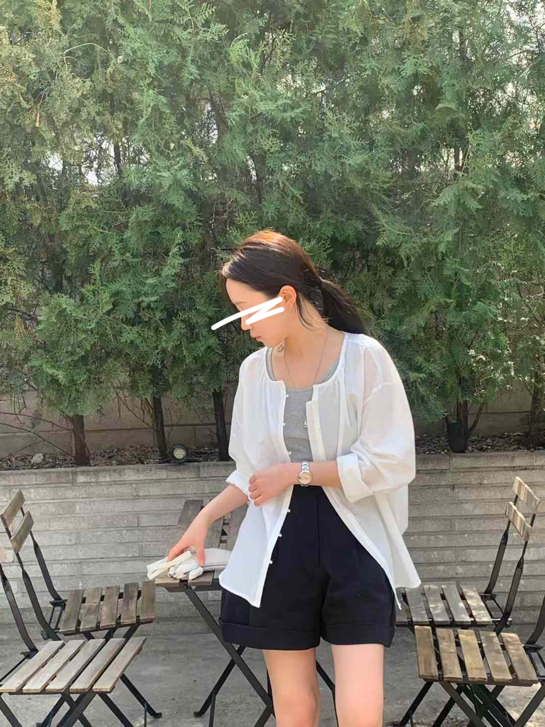 清爽家莫代爾混紡修身背心