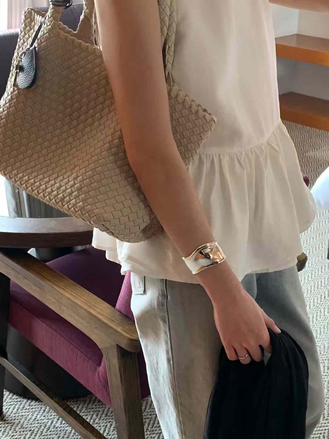 清爽家甜美抽皺蛋糕背心