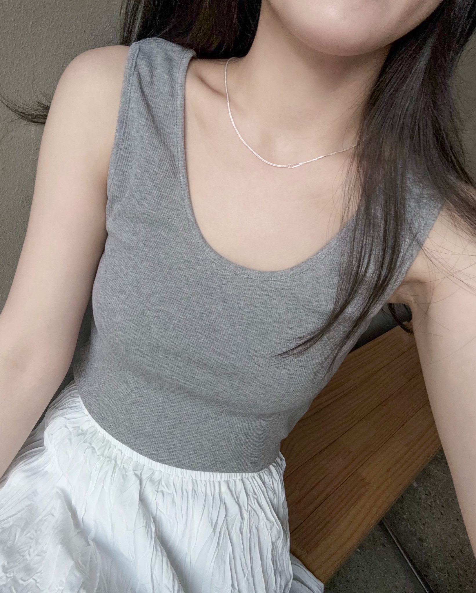 女孩必備基礎彈性背心