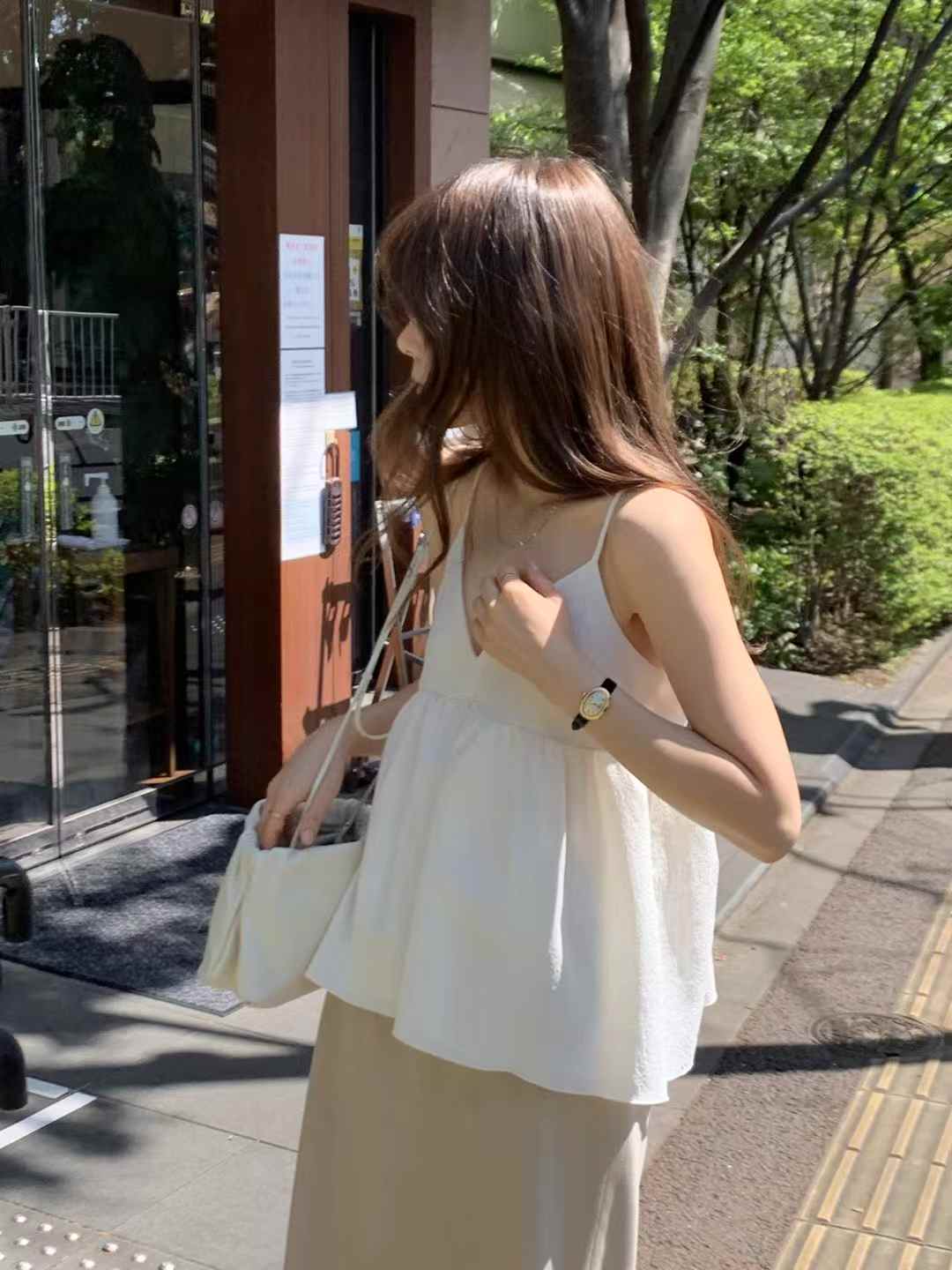 A63.顏值家可愛細肩帶背心