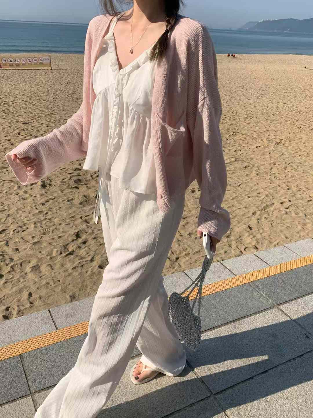A09.甜美女孩綁帶背心
