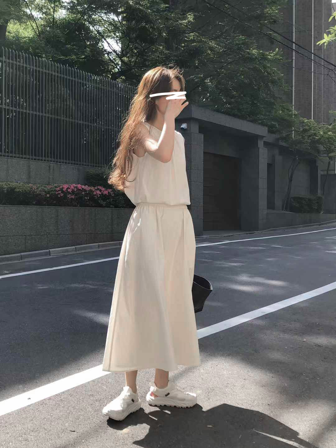 A04.顏值家圓領下抽繩小背心