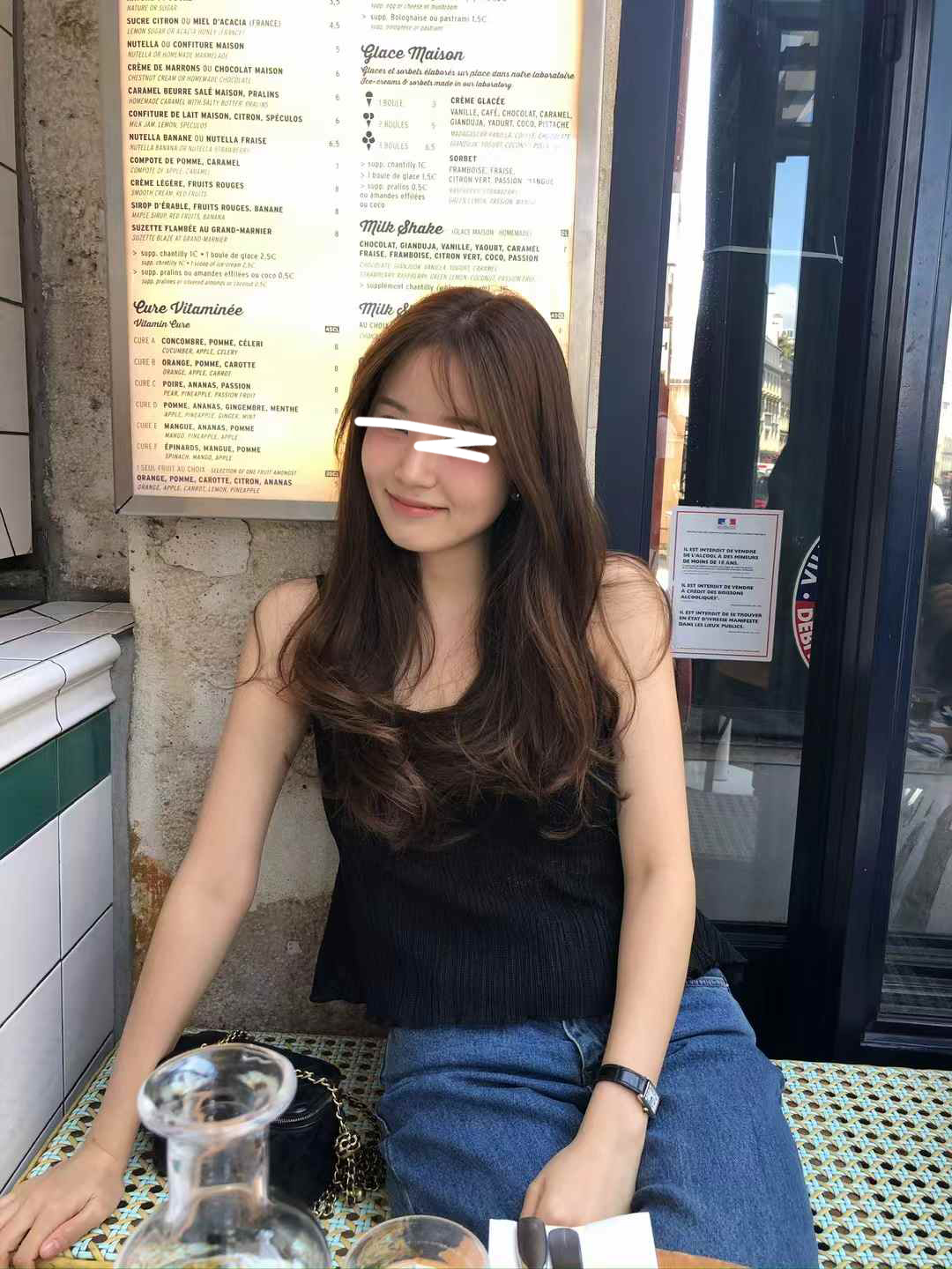 A22.顏值家直坑條細肩小背心