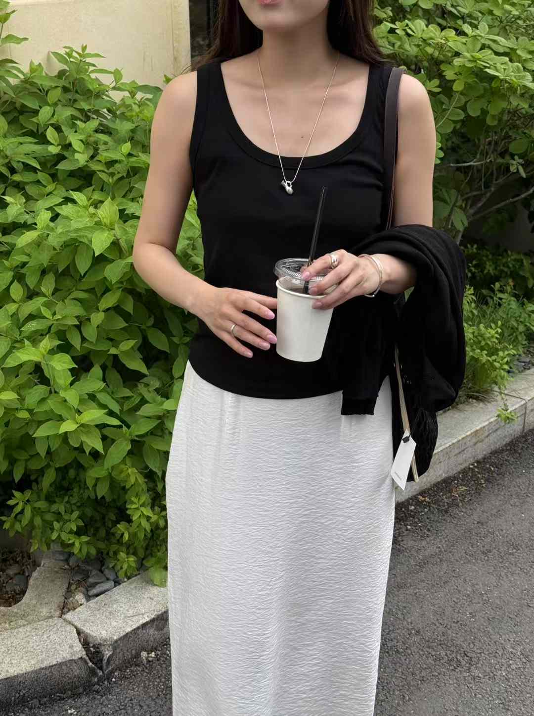 A45.瘦瘦歐溫柔緹花彈性背心