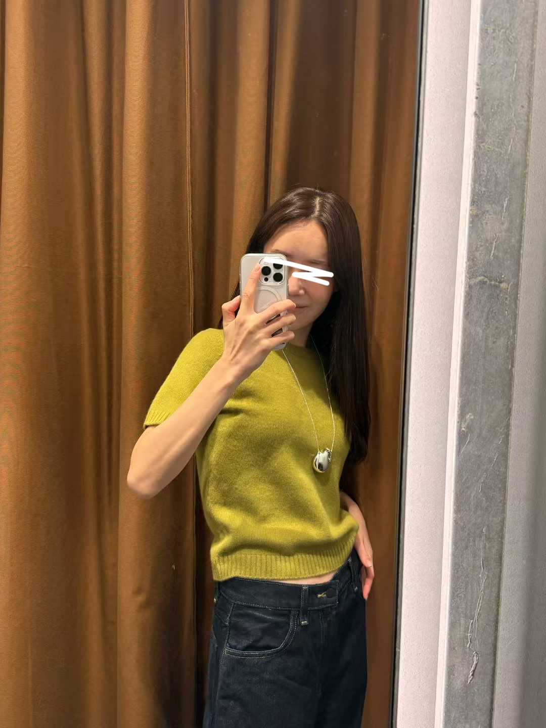 B39.清爽家多彩短袖坑條滾邊毛衣