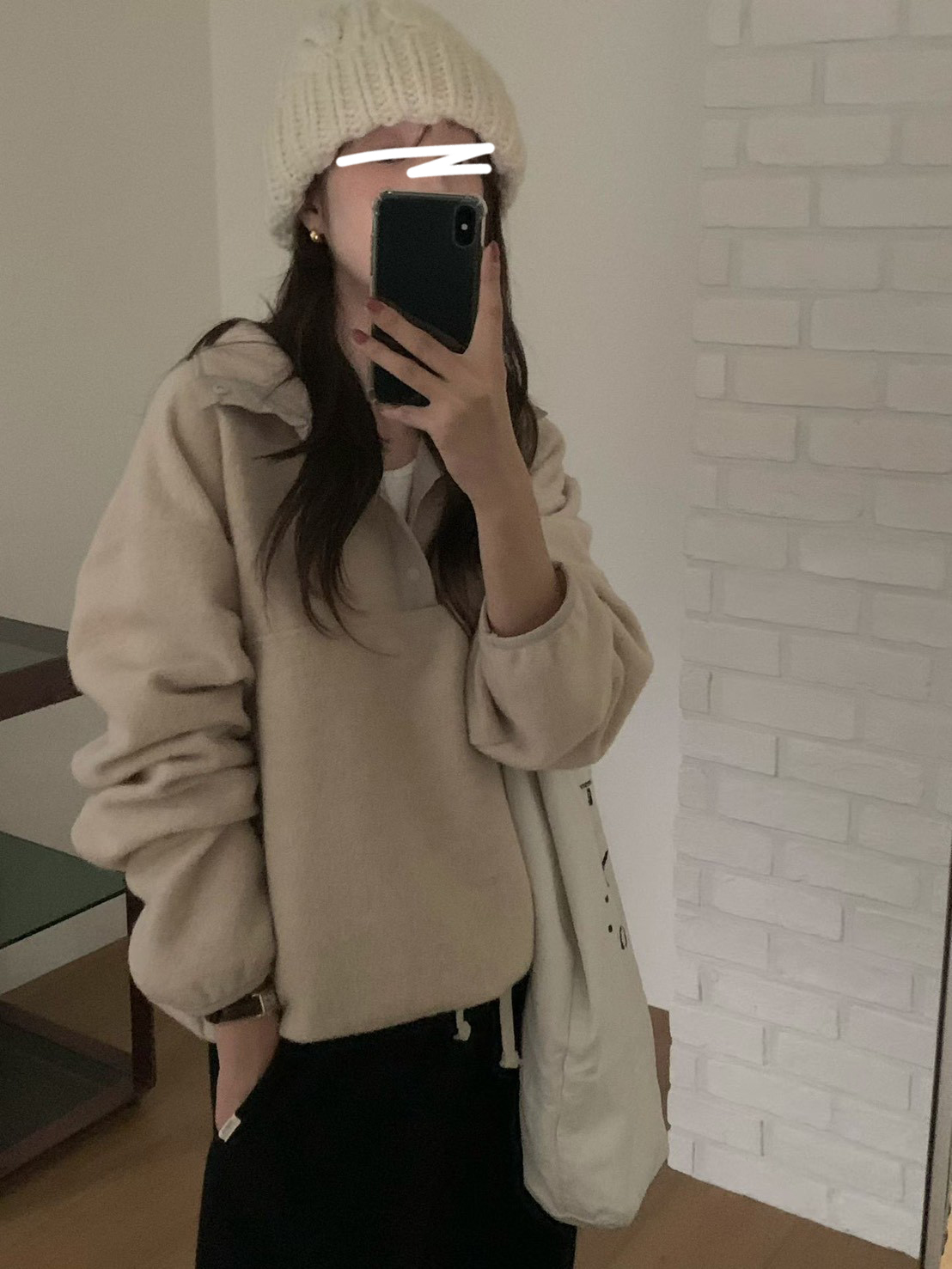 A16.小V家BOY羊毛混紡立領上衣